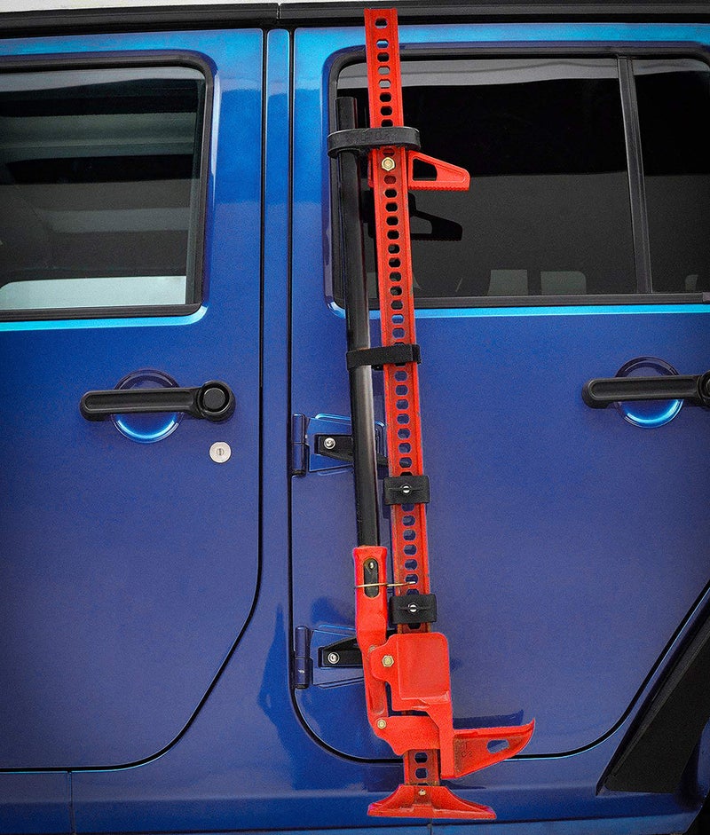 EnRand Hi Lift Jack Mount Hood Hinge/Door Hinge Bracket for Jeep Wrangler 2007-2022 JK JL Unlimited 2/4 Doors - Image 3